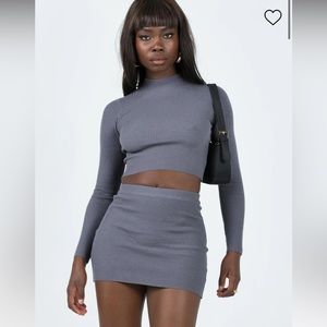 NWOT princess polly tokoyo grey set